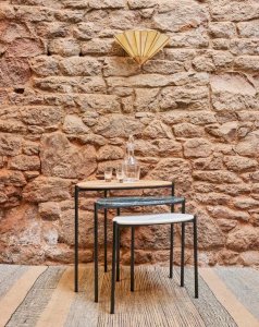 Barbara, the nesting tables in marble N°113