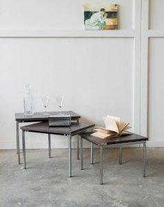 Barbara, the nesting metal tables No. 109
