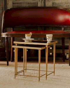 Barbara, the metal nesting tables No. 87