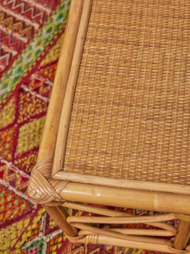 Barbara, les tables gigognes en osier N°118