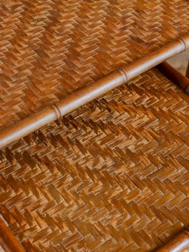 Barbara, les tables gigognes en rotin N°101