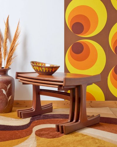 Barbara, les tables gigognes scandinaves en bois N°128