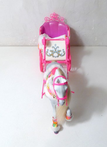 Barbie Vintage calèche et cheval Ski Fun 1991