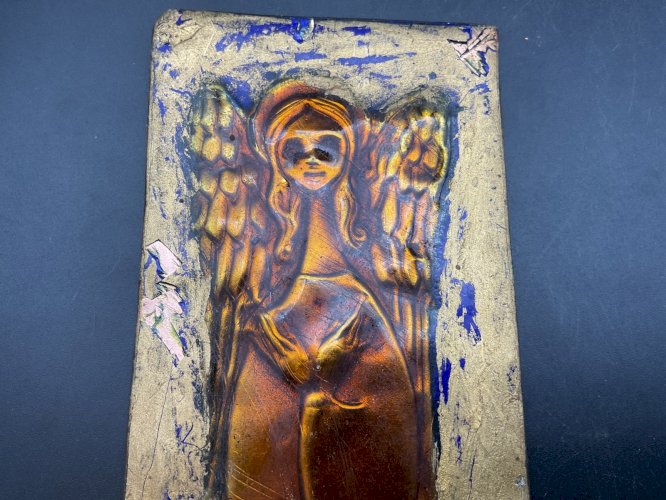 bas relief  émaillés sur cuivre de ROMOLO VERZOLINI