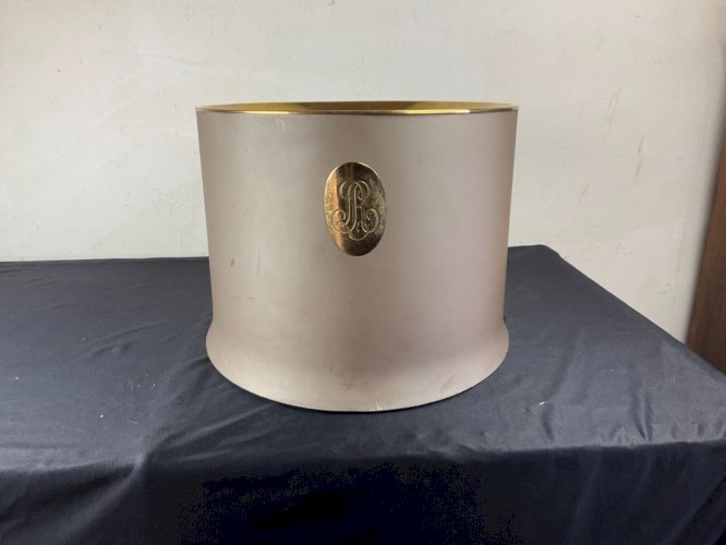 Bassine à champagne Louis Roederer  , seau à champagne vintage métal