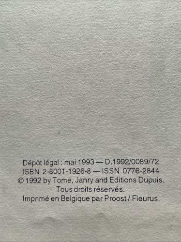 BD Le Petit Spirou N°3 Mais ! Qu'est Ce Que Tu Fabriques ? (1993)
