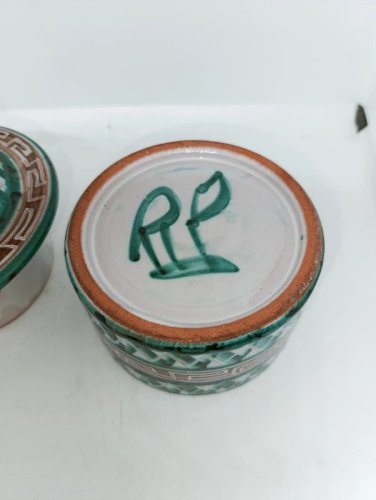 beau beurrier à eau design signé  Robert Picault en bon etat