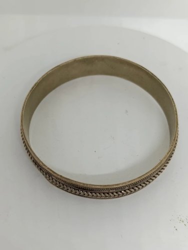 beau bracelet multi matiere (cuivre, argent? ) style berbere en bon etat