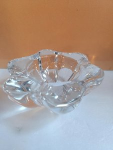 beau cendrier en cristal de la manufacture de val st lambert en bon etat