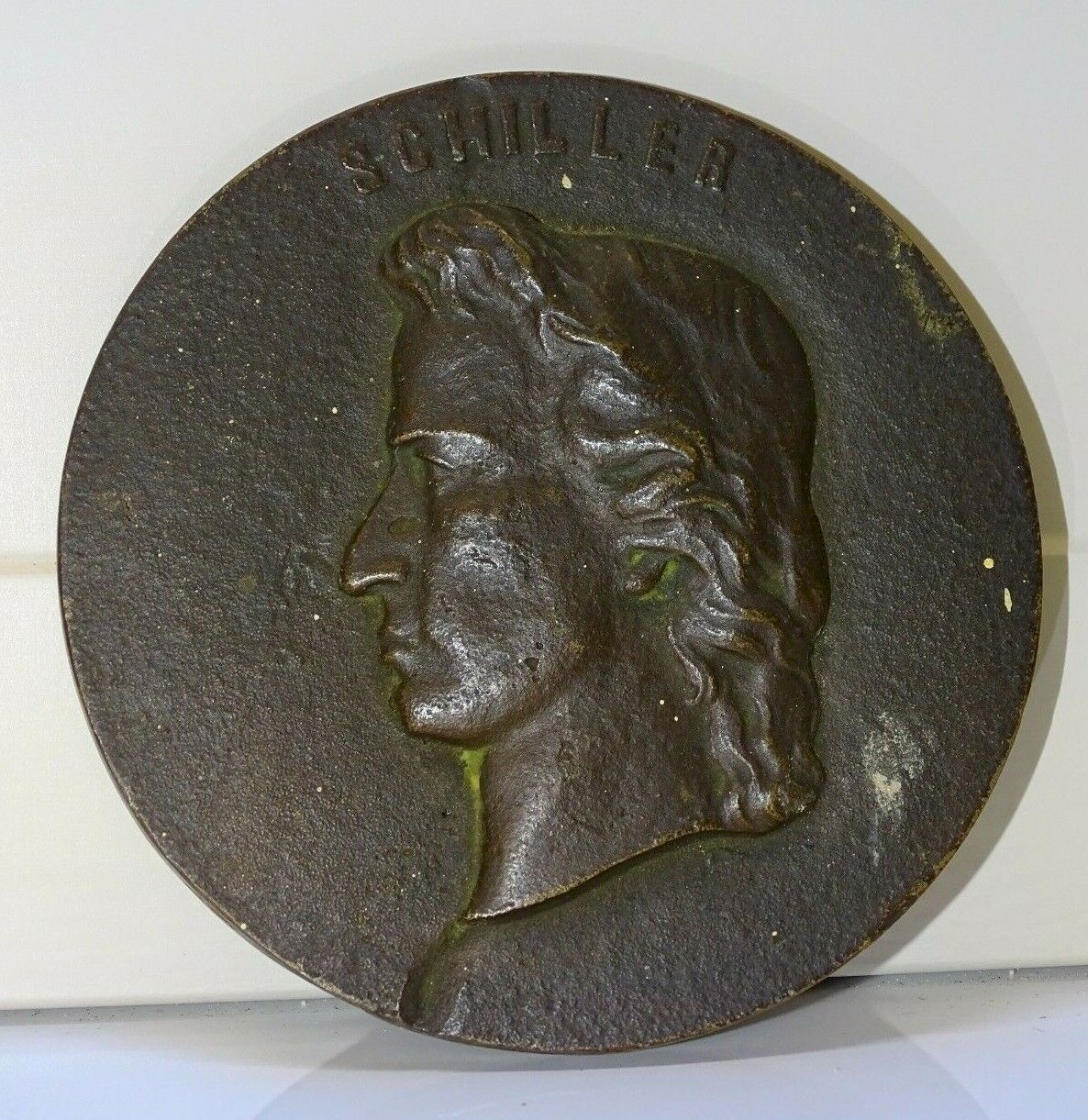 Pendentif Médaillon Bronze Minerve (Minerva) - Bijou Vintage Rond, Occasion Bon état
