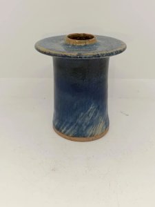 beautiful small candlestick signed annie maume in good condition