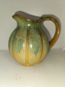 beautiful melon-shaped pitcher in the taste of denbac first part 20th in good condition