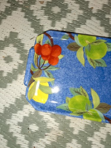 beau plat à cake en porcelaine de limoges laure japy  en bon etat