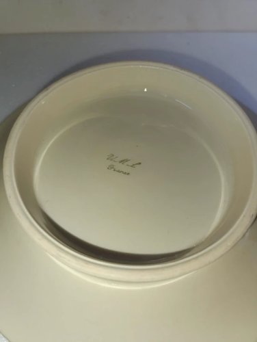 beau repose plat en porcelaine de limoges manufacture UML france en bon etat
