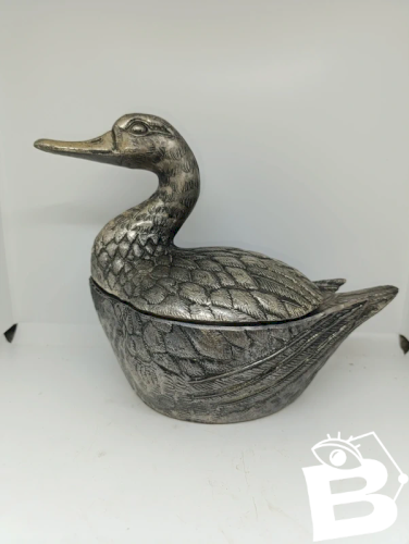 Beau seau a glace italien décor canard signe Mauro manetti en bon état