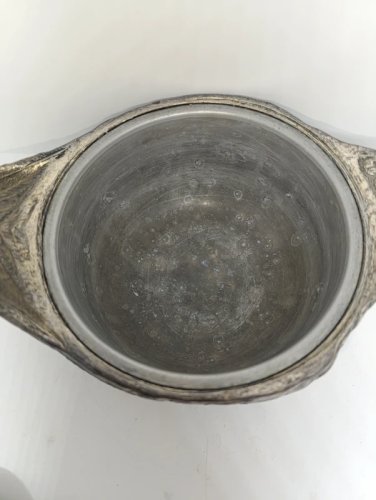 Beau seau a glace italien décor canard signe Mauro manetti en bon état