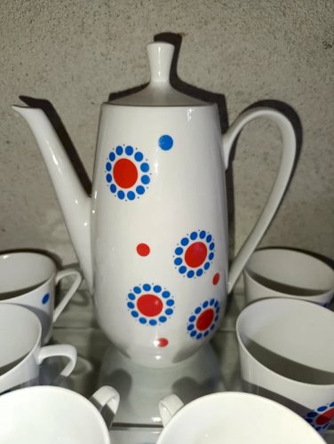 beau service à the vintage marque Colditz made in Gdr en bon etat