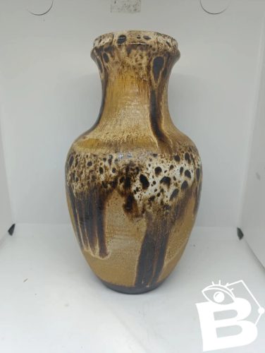 beau vase a coulure vintage west germany signature deux tours en bon etat