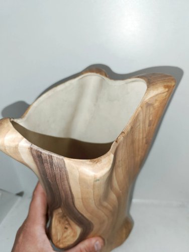 beau vase arbre non signé typique grandjean jourdain a vallauris en bon etat