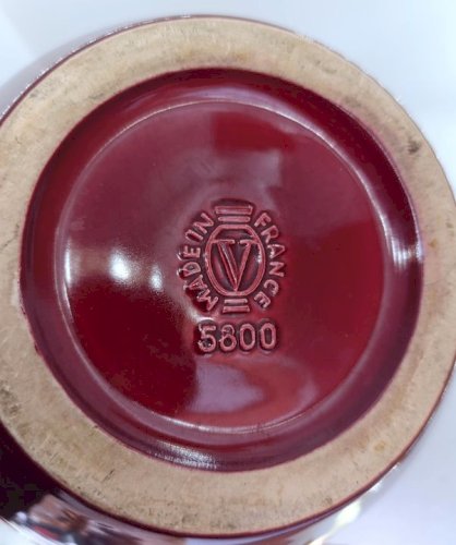 Beau vase art deco made in france signé Verceram en bon etat (made in chiner)