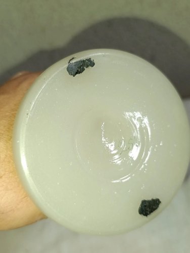 beau vase en opaline fin 19eme à decor floral et dorure en bon etat