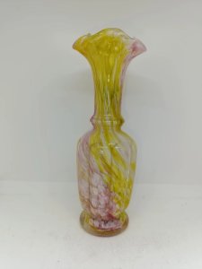 beau vase legras  clichy col mouchoir en bon etat
