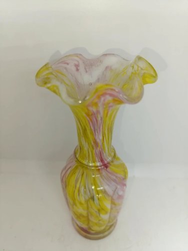 beau vase legras  clichy col mouchoir en bon etat