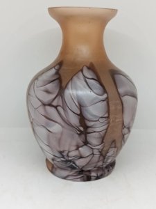 beautiful multicolored vase from Bohemia? in good condition