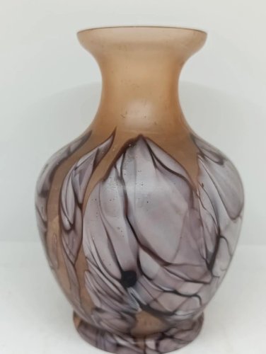 beau vase multicouleur verriere de boheme? en bon etat