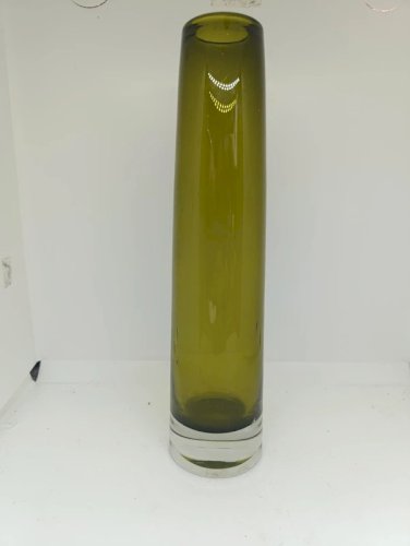 beau vase vert danois holmegaard annee 50-70 en bon etat