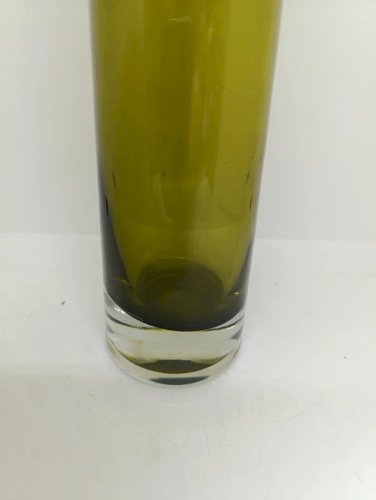 beau vase vert danois holmegaard annee 50-70 en bon etat
