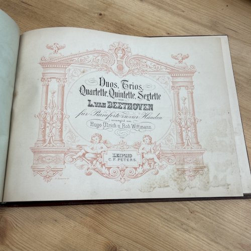 Beethoven – Quatuors Op. 18 n°4, 5, 6 – Arrangements pour piano à 4 mains