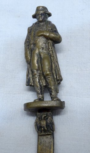 -BEL OUVRE LETTRES NAPOLEON EN LAITON déco BUREAU VITRINE COLLECTION     D