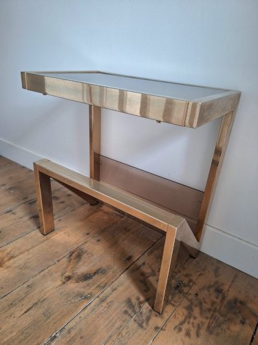 Belgo Chrom table d’appoint vintage 23 ct, porte revues design