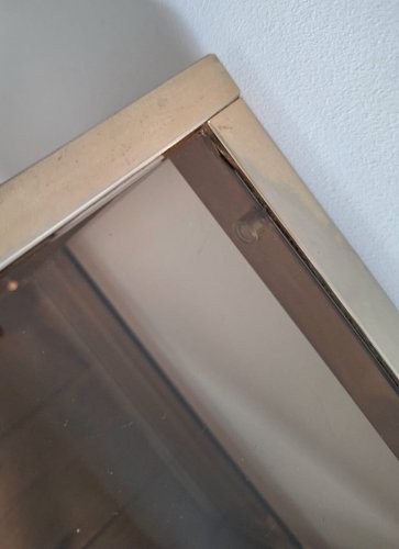 Belgo Chrom table d’appoint vintage 23 ct, porte revues design