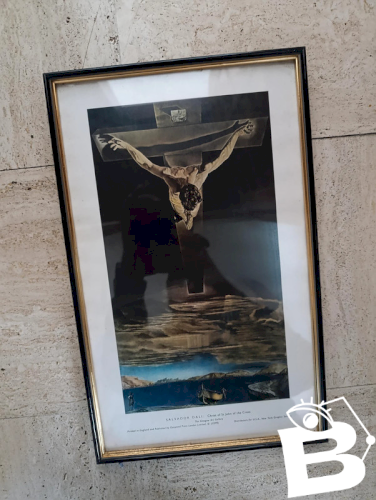 belle affiche  Salvador Dali  christ of st john of the cross  en bon etat