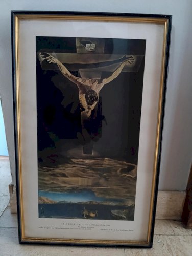 belle affiche  Salvador Dali  christ of st john of the cross  en bon etat