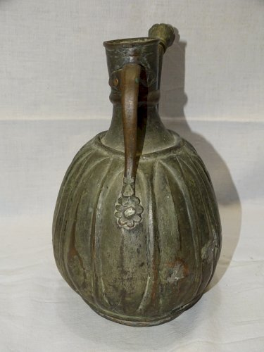-BELLE AIGUIERE INDE DECAN HAUTE EPOQUE XVII/XVIIIe MASCARON TETE de LION   D