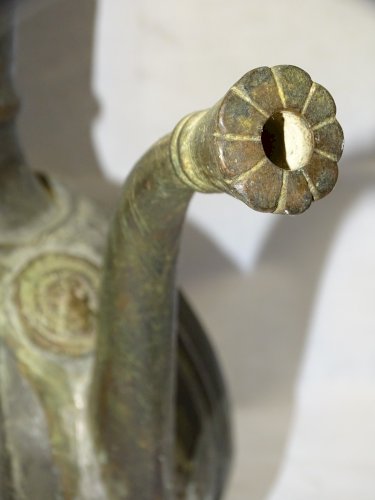 -BELLE AIGUIERE INDE DECAN HAUTE EPOQUE XVII/XVIIIe MASCARON TETE de LION   D