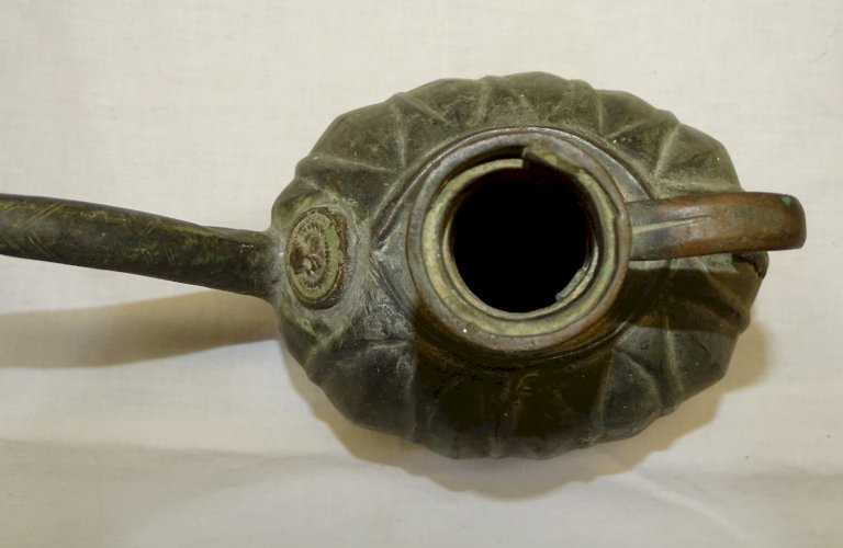 -BELLE AIGUIERE INDE DECAN HAUTE EPOQUE XVII/XVIIIe MASCARON TETE de LION   D