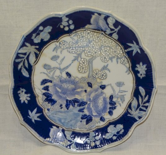 -BELLE ANCIENNE ASSIETTE DECORATIVE made in CHINA DECORATIVE NON ALIMENTAIRE   D