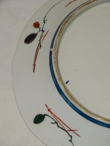 -BELLE ANCIENNE ASSIETTE PORCELAINE DU JAPON IMARI KO KUTANI COLLECTION ASIE  D