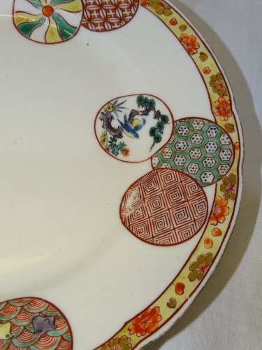 -BELLE ANCIENNE ASSIETTE PORCELAINE DU JAPON IMARI KO KUTANI COLLECTION ASIE  D