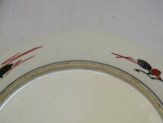 -BELLE ANCIENNE ASSIETTE PORCELAINE DU JAPON IMARI KO KUTANI COLLECTION ASIE  D