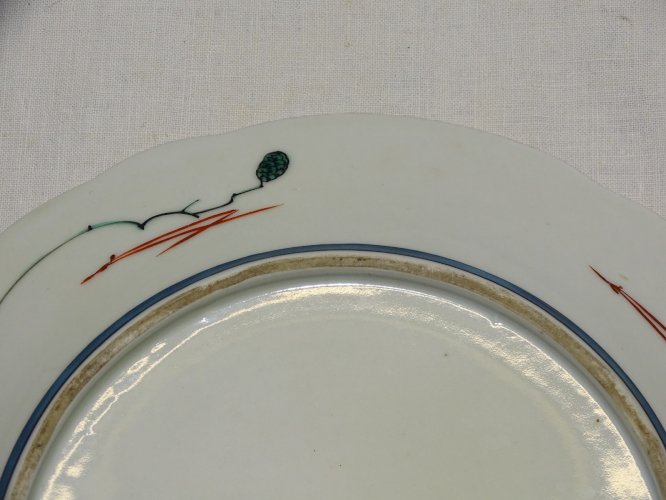 -BELLE ANCIENNE ASSIETTE PORCELAINE DU JAPON IMARI KO KUTANI COLLECTION ASIE  D