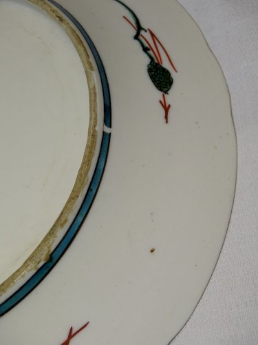 -BELLE ANCIENNE ASSIETTE PORCELAINE DU JAPON IMARI KO KUTANI COLLECTION ASIE  D