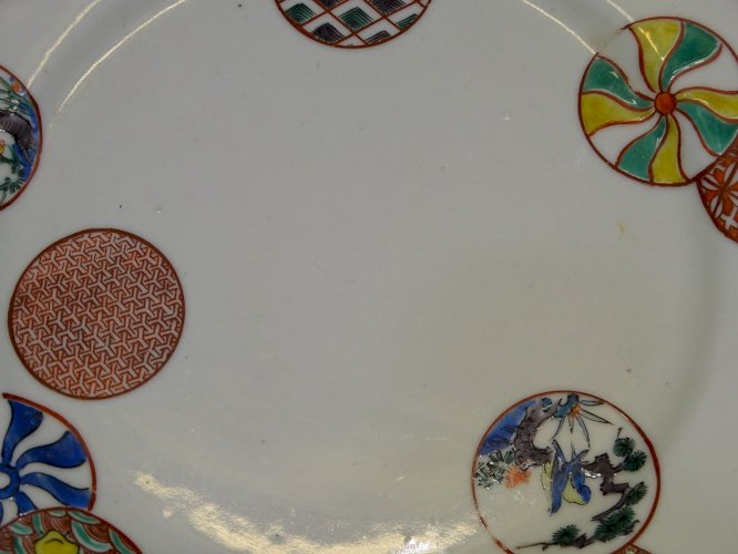-BELLE ANCIENNE ASSIETTE PORCELAINE DU JAPON IMARI KO KUTANI COLLECTION ASIE  D