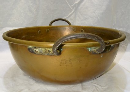- BEAUTIFUL OLD COPPER JAM PAN PUMPKIN SHAPE 19th CENTURY DECOR COLLECTION D