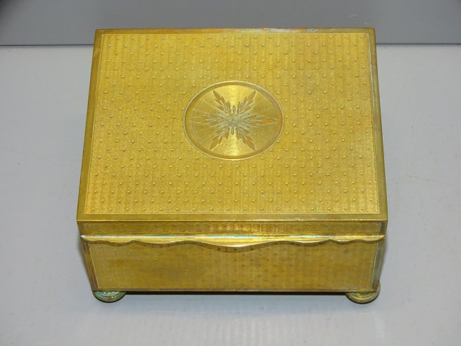 -BELLE ANCIENNE BOITE LAITON MAISON BOISSIER CHOCOLATS DOUCEURS COLLECTION  D