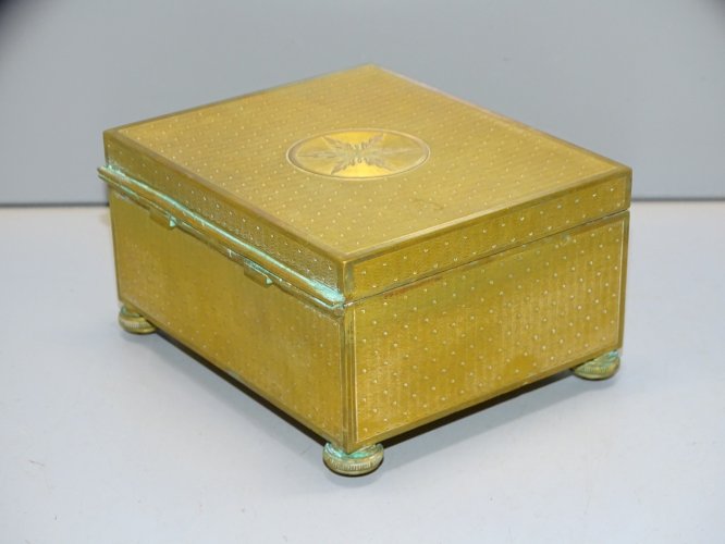 -BELLE ANCIENNE BOITE LAITON MAISON BOISSIER CHOCOLATS DOUCEURS COLLECTION  D